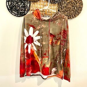 Boutique - Long Sleeve Hooded Shirt